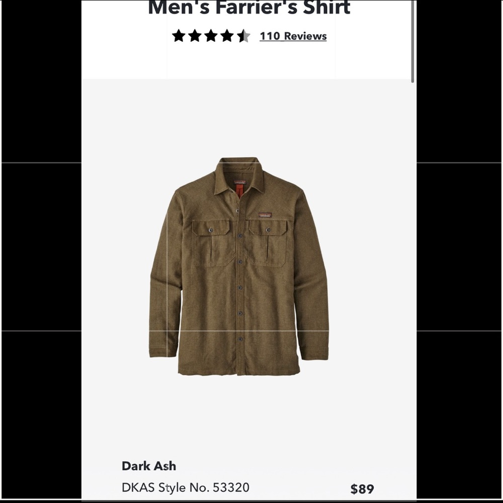Patagonia Men’s Farrier’s Shirt Hemp Button Down - Picture 2 of 8
